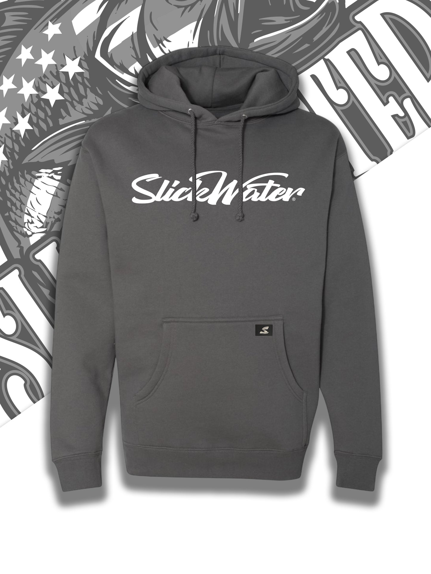 Slick Water Hoodie - Charcoal