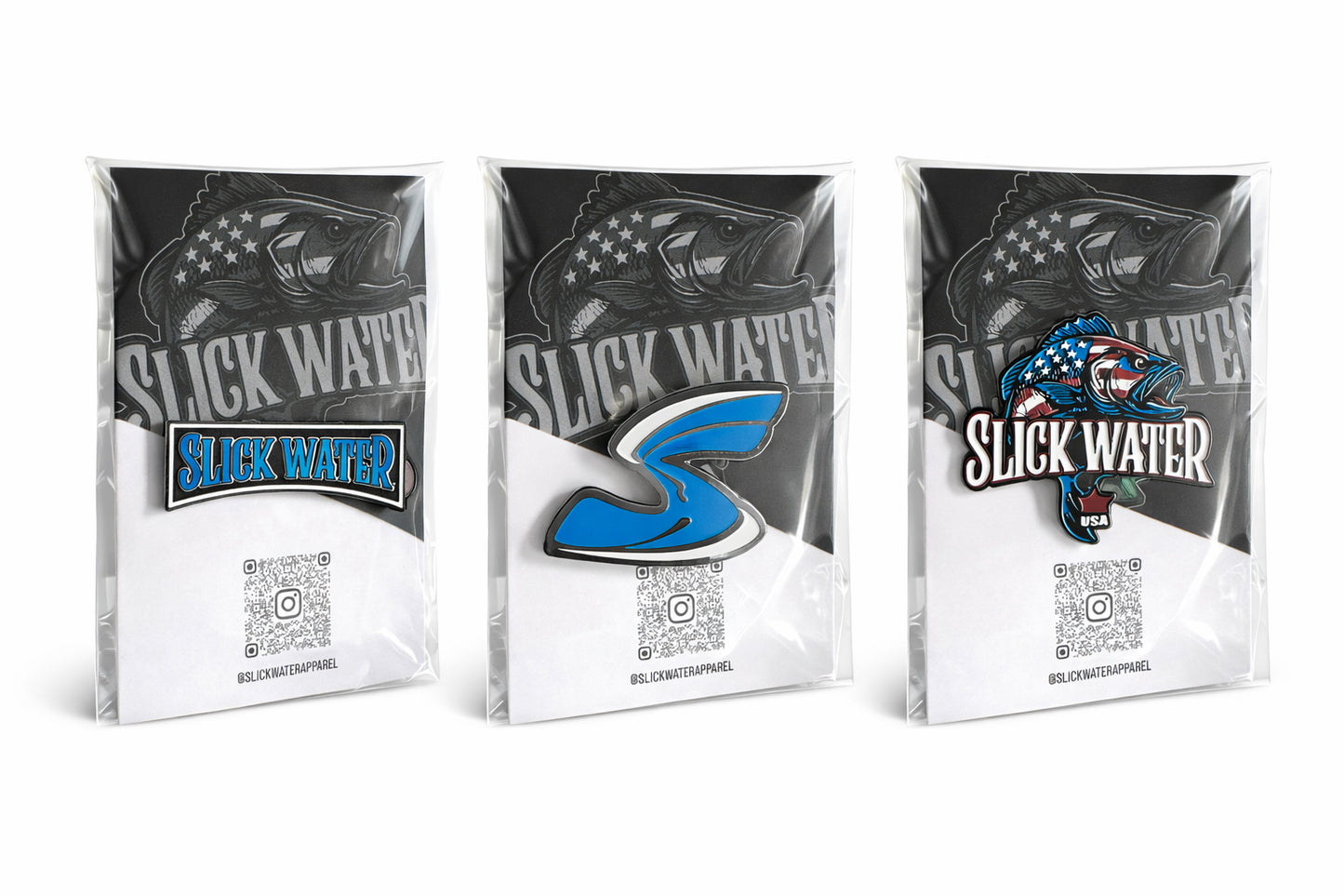 Slick Water Lapel Pin