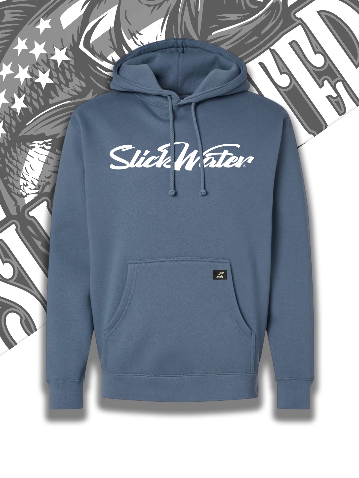 Slick Water Hoodie - Storm Blue