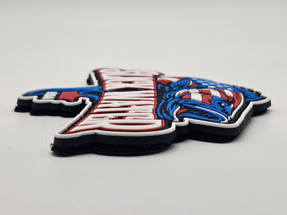 Slick Water "Patriot Bass" Vinyl Patch - 4inch