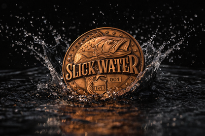Slick Water Challenge Coin - Serialized